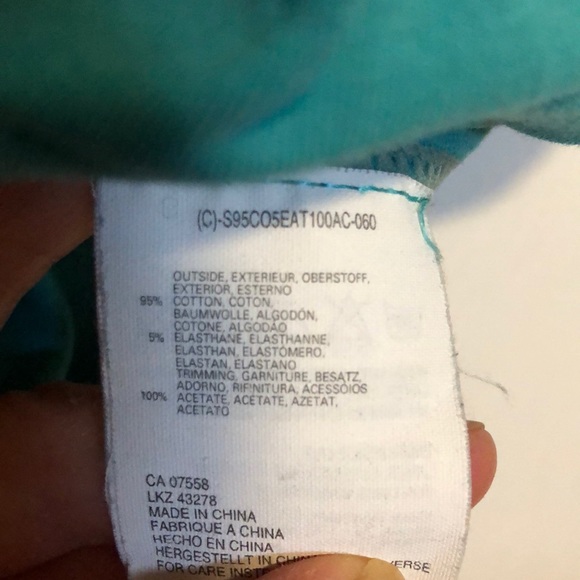 Mexx Small Cotton Turquoise Camisole - Picture 3 of 4